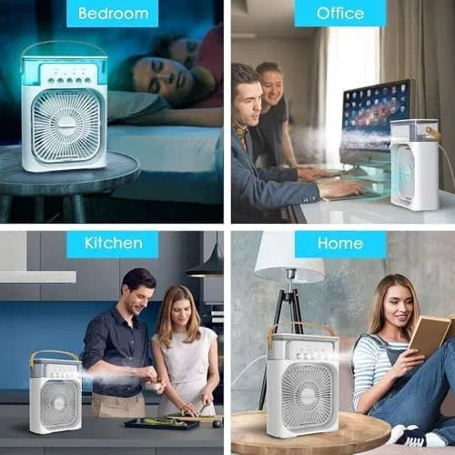 AURACOOL Etekcity Mini Cooler for Room Cooling - Portable Air Cooler & Mini Air Conditioner for Home Office (White)